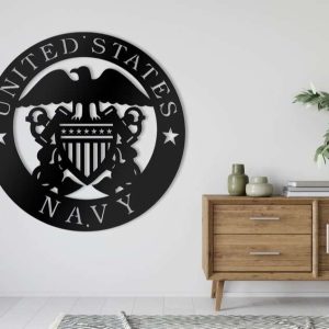 US Navy Metal Military Signs Personalized Metal Signs Gifts For Veterans 2