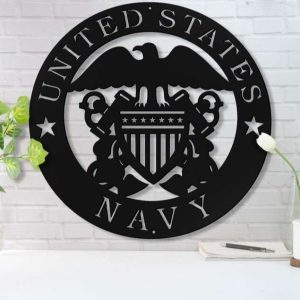 US Navy Metal Military Signs Personalized Metal Signs Gifts For Veterans 3