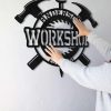 Workshop Personalized Metal Signs Workshop Man Cave decor Garage Sign Husband Gifts Housewarming Gift 2