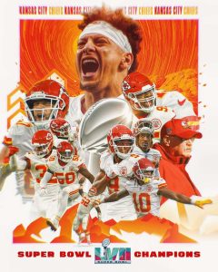 Show Your Kansas City Chiefs Pride with a Super Bowl Champion LVIII 2023 Metal Sign!