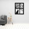 Cat Sit On Widow Metal Wall Decor Metal Wall Art For Living Room Home Decor Housewarming Gift Gift for Mom Gift for Cat Lover 2