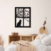 Cat Sit On Widow Metal Wall Decor Metal Wall Art For Living Room Home Decor Housewarming Gift Gift for Mom Gift for Cat Lover 4