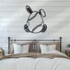 Happy Easter Eggs Bunny Baseball Player Metal Sign Rabbit Softball Fans 4