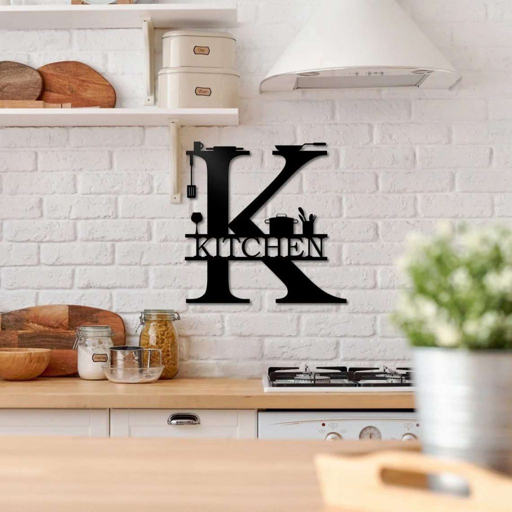 Kitchen Wall Decor Metal Kitchen Sign for Modern Home Decorations Home