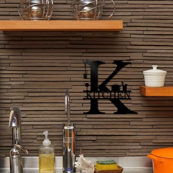 Kitchen Wall Decor Metal Kitchen Sign for Modern Home Decorations Home Decor