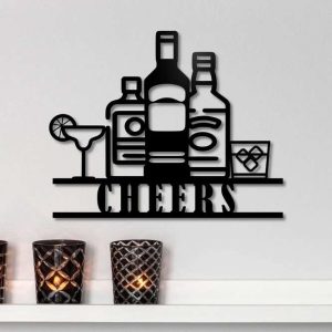 Metal Bar Signs Home Bar Decor Housewarming Gift Personalized Metal Signs 3