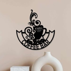 Personalized Coffee Metal Signs Coffee Cup Wall Decor Coffee bar Outdoor Wall Decor Office Kitchen Restaurant Decor 3 1