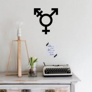 Transgender Sign Wall Decoration Pride Month Decor Transgender Wall Art LGBT Gift