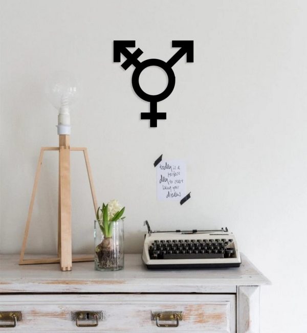 Transgender Sign Wall Decoration Pride Month Decor Transgender Wall Art LGBT Gift