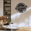 Backyard Sign Patio Name Sign Personalized Metal Sign 1