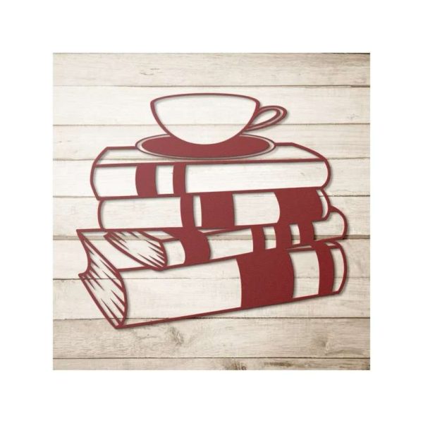 Bookish Metal Wall Art Reading Sign Gift For Reader Housewarming Gift