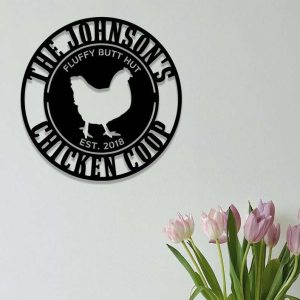 Chicken Coop Sign Hen House Farm Coop Custom Metal Sign 2