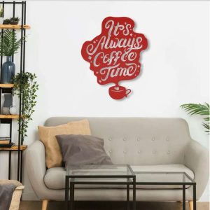 Coffee Metal Sign Wall Art Its Always Coffee Time Coffee Station Sign Gift For Coffee Lover