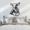 Cow Farmhouse Funny Calf Farm Sign Home Decor Personalized Metal Sign 3