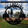 Custom Metal Farmhouse Sign Farm Tractor Goat Home Decor Gift For Farmer 4