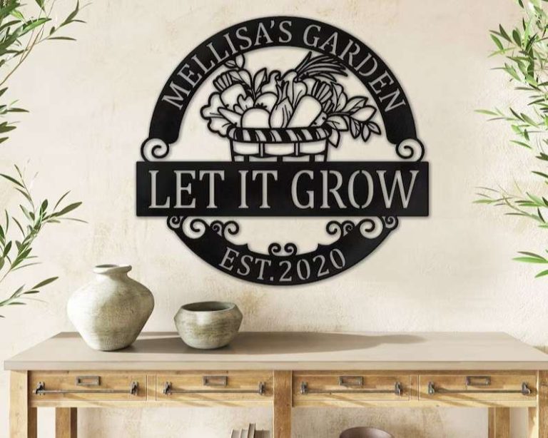 Custom Vegetable Garden Sign Farmhouse Home Garden Greenhouse Garden