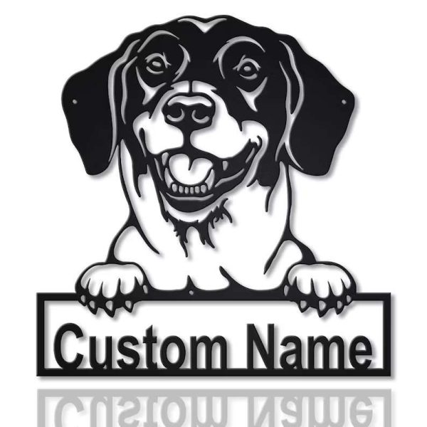 Danish Dachsbracke Metal Wall Art Dog Lover Personalized Metal Sign