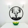 Deer Antler Custom Metal Sign Deer Hunting Gift For Hunter 2