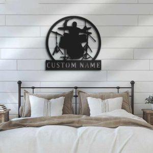 Drummer Room Drum Lover Custom Metal Sign 3