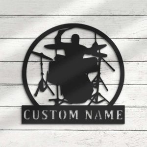 Drummer Room Drum Lover Custom Metal Sign 4