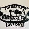 Farm House Wall Art Cow Chicken Farmer Personalized Metal Sign 4