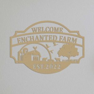 Farm House Wall Art Custom Farm Metal Sign Gift For Farmer 3