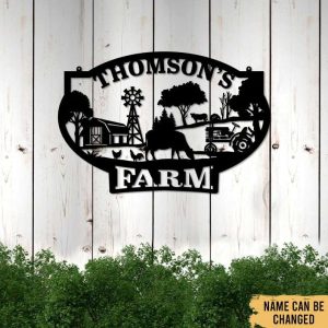 Farm Life Farmhouse Outdoor Decor Customized Metal Sign 1