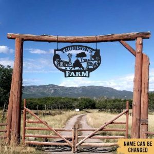 Farm Life Farmhouse Outdoor Decor Customized Metal Sign 5