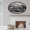 Farm Scene Metal Wall Art Farmhouse Decor Personalized Farm Cut Metal Sign 1