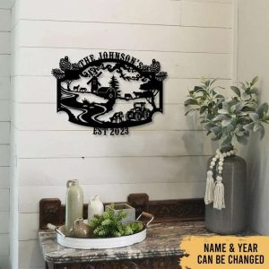 Farmhouse Farm Decoration Personalized Cut Metal Sign 6