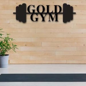 Gym Sign Home Gym Fitness Personalized Metal Sign 3