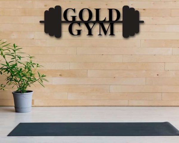 Gym Sign Home Gym Fitness Personalized Metal Sign