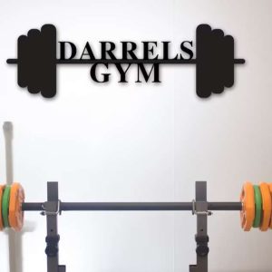 Gym Sign Home Gym Fitness Personalized Metal Sign 4