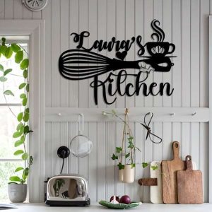 Kitchen Gift Custom Metal Kitchen Sign Mothers Day Gift Kitchen Decor 6