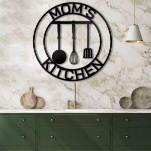 Mom Kitchen Sign Kitchen Wall Art Personalized Dinning Room Metal Sign Mothers Day Gift 1