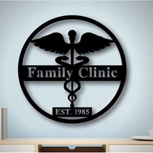 Nurse Health Care Personalized Metal Sign Doctor Medical 1