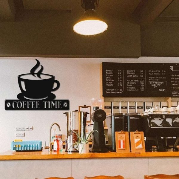 Personalized Coffee Bar Metal Sign Coffee Bar Wall Decor Coffee Station Sign Coffee Home Decor