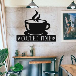 Personalized Coffee Bar Metal Sign Coffee Bar Wall Decor Coffee Station Sign Coffee Home Decor 2