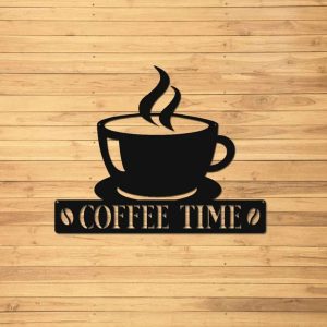 Personalized Coffee Bar Metal Sign Coffee Bar Wall Decor Coffee Station Sign Coffee Home Decor