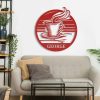 Personalized Coffee Metal Wall Art Coffee Station Coffee Lover Housewarming Anniversary Gift 3