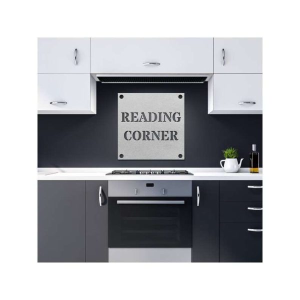 Reading Corner Sign Library Metal Sign Reading Room Librarian Gift