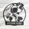 Wine Bar Alcohol Drinking Name Sign Personalized Metal Sign 4
