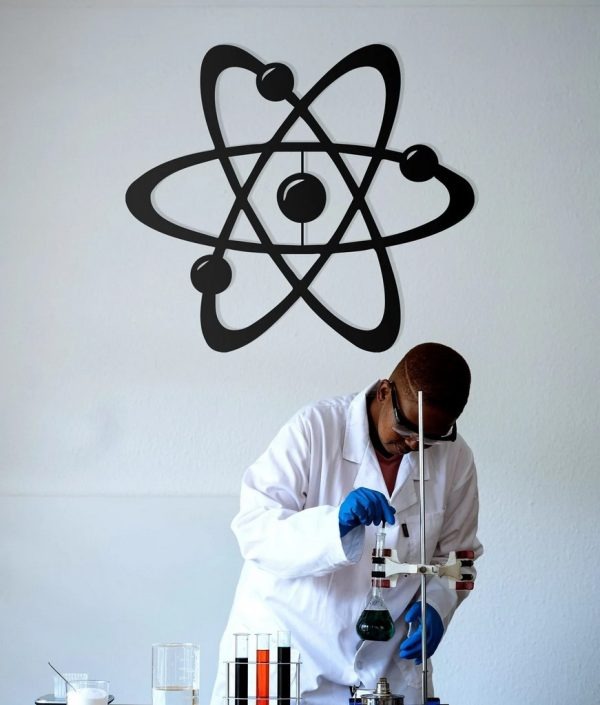 Science Wall Decal in Science We Trust Vinyl Sticker Art Decor - Etsy