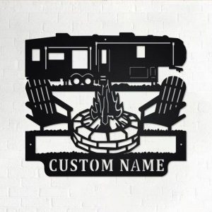30 Metal Camper Signs Wall Decor For Camping Lover