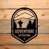 Adventure is Calling Camping Hiking Sign for Outdoorsy People Custom Metal Sign 1