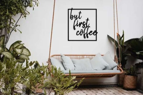 But First Coffee Wall Art Coffee Station Sign Coffee Bar Sign Kitchen Decor Home Decor Gift