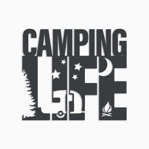 Camping Life Funny Camping Quotes RV Campfire Custom Metal Sign