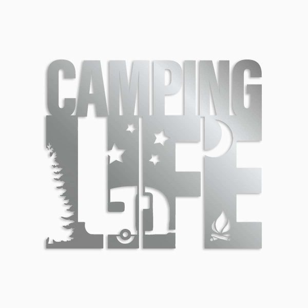 Camping Life Funny Camping Quotes RV Campfire Custom Metal Sign