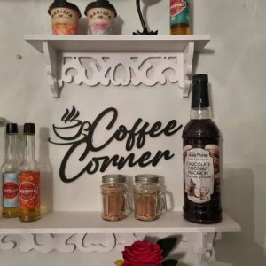 Coffee Corner Metal Wall Art Decoration for Kitchen Christmas Birthday Gift for Coffee Lover Coffee Bar Home Decor Housewarming Gift 3