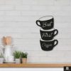 Coffee Metal Sign Coffee Shop Decor Coffee First Coffee Station Sign Coffee Bar Decor 3